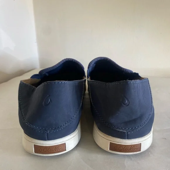 Olukai Dede Pehuea blue slip on shoes women's size 9 mesh sneakers - Picture 4 of 7